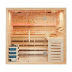 Luxury Traditional Steam 5-6 Person Indoor Sauna by centuraheat - Desired Dream - CenturaHeat