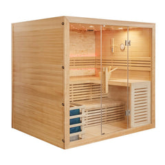 Luxury Traditional Steam 5-6 Person Indoor Sauna by centuraheat - Desired Dream - CenturaHeat