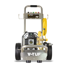 110v Compact, Industrial, Mobile Electric Pressure Washer - 1450psi, 100Bar, 12L/min