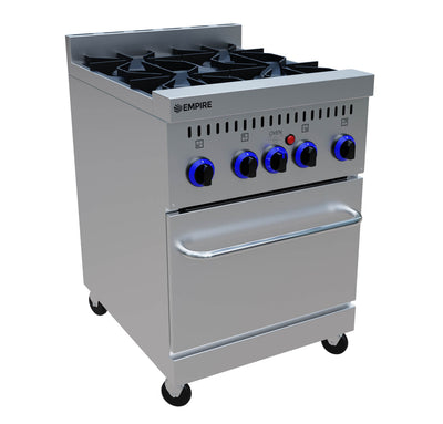 4 Burner Heavy Duty Gas Oven Range Stove by Empire